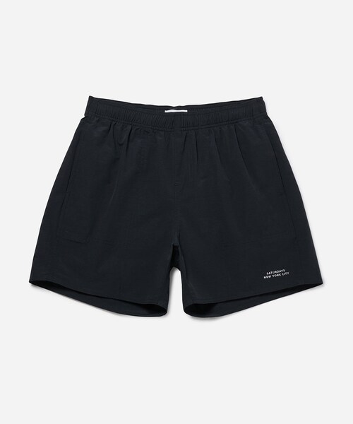 Saturdays NYC(サタデーズ ニューヨークシティ )の「TALLEY SWIM SHORT(水着・メンズ・ブラック・L/M/S/XS/XL)」の3枚目の写真