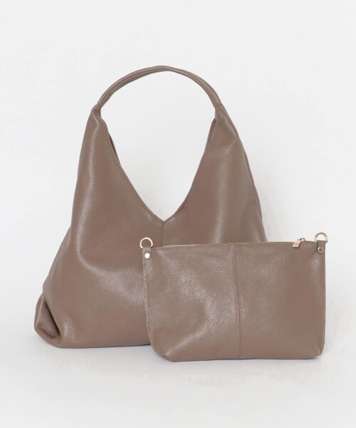 URBAN RESEARCH（アーバンリサーチ）の「ソフトレザーワンハンドルバッグ（トートバッグ・レディース・BLACK/L.BROWN・-）」の17枚目の写真