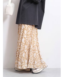 Ungrid | ペイズリーフィットフレアスカート(スカート)