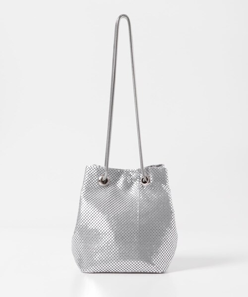 URBAN RESEARCH ROSSO（アーバンリサーチロッソ）の「メタルメッシュバッグ（ショルダーバッグ・レディース・SILVER・0）」の5枚目の写真
