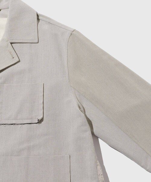 ADAM ET ROPE'（アダムエロペ）の「【Toogood/トゥーグッド】THE MAGICIAN JACKET（その他アウター・メンズ・ライトグレー・L/M）」の6枚目の写真
