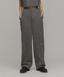 M TO R | ［PANTS］PINSTRIPE STRAIGHT PANTS(その他パンツ)