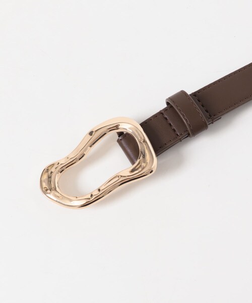 URBAN RESEARCH ROSSO（アーバンリサーチロッソ）の「LE VERNIS　POIRE BELT（ベルト・レディース・ブラック/ブラウン/モカ・-）」の11枚目の写真