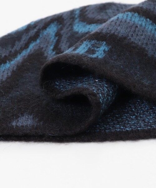 URBAN RESEARCH（アーバンリサーチ）の「Andersson Bell　UNISEX PAINT BEANIE（ニットキャップ/ビーニー・メンズ・BLUE NAVY/GREEN KH・FREE）」の8枚目の写真