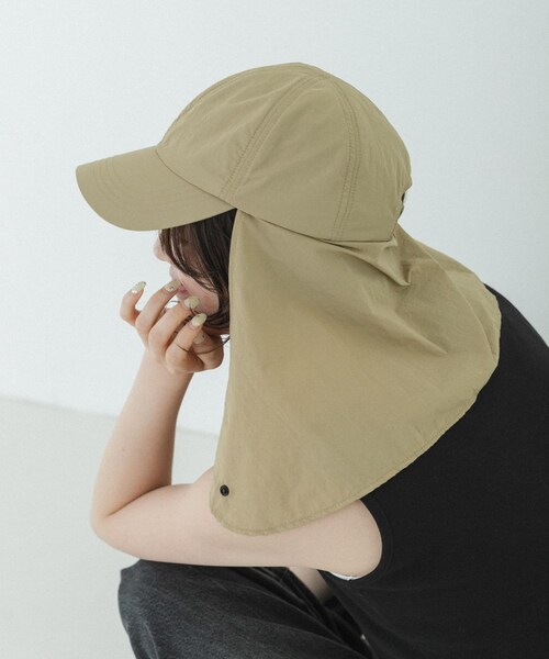 URBAN RESEARCH Sonny Label（アーバンリサーチサニーレーベル）の「UVカットサンシェードハット（キャップ・レディース・ブラック/Lブラウン/ベージュ・One）」の16枚目の写真