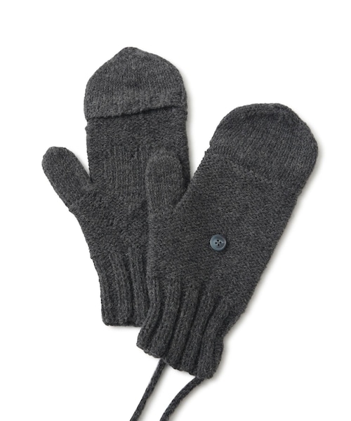 ADAM ET ROPE'（アダムエロペ）の「【J'aDoRe限定】【ugly sweater club（アグリー セーター クラブ）】Dazed（手袋・レディース・グレー/ピンク/イエロー・F）」の15枚目の写真