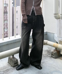 KBF | 『低身長向けも展開』ペインターWIDEデニム(デニムパンツ)