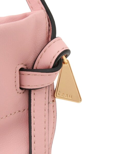 ROPE'（ロペ）の「【teau・牛革・マルチWAY】panier vine shoulder bag/持ち手長さ調整可能（ハンドバッグ・レディース・ブラック/グレー/キャメル/ピンク/イエロー・F）」の19枚目の写真