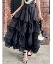 dazzlin | ランダムタックバルーンスカート(スカート)