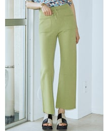 jouetie | ジャガードニットフレアパンツ(その他パンツ)