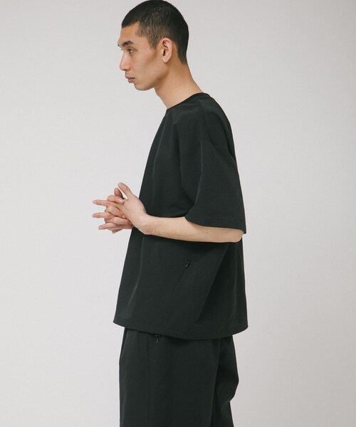 EKAL（エカル）の「DOT AIR SHORT-SLEEVE PULLOVER（Tシャツ/カットソー・メンズ・ネイビー/ブラック/チャコール/ブラウン・M/L）」の11枚目の写真