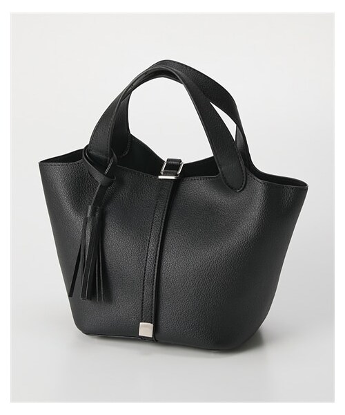 nissen（ニッセン）の「polka polka(ポルカポルカ)タッセル付シンプルトートバッグ（トートバッグ・メンズ・ブラック/ブラウン/チャコールグレー/グレーベージュ/ブルーグリーン/オレンジ・Y）」の20枚目の写真