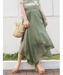 dazzlin | ギャザーアシメロングスカート(スカート)