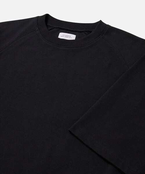 Saturdays NYC（サタデーズ ニューヨークシティ ）の「Raglan Slash S/S Tee（Tシャツ/カットソー・メンズ・ブラック/ホワイト・M/L/XL）」の10枚目の写真