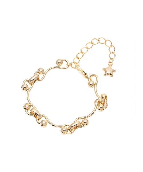 EMODA（エモダ）の「ボールウェーブチェーンブレスレット（ブレスレット・レディース・シルバー/ゴールド・F）」の5枚目の写真