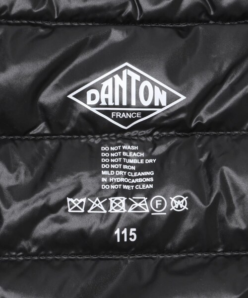 URBAN RESEARCH DOORS（アーバンリサーチドアーズ）の「DANTON　INNER DOWN CREW-NECK JACKET(KIDS)（ダウンジャケット/コート・キッズ・BLACK/OYSTER・115/135）」の20枚目の写真