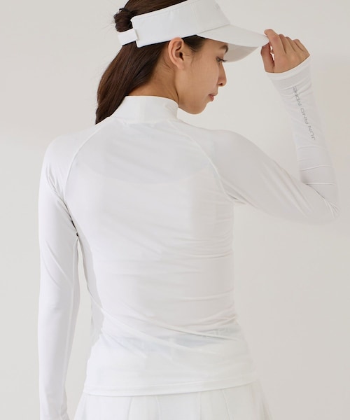 ROPE'(ロペ)の「クールコアモックプルオーバー/UV・吸水速乾・接触冷感(Tシャツ/カットソー・レディース・ブラック/ホワイト/ベージュ・L/M/S)」の19枚目の写真