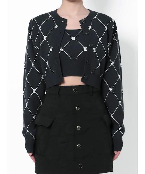 EMODA（エモダ）の「ジャガードツインニット（ニット/セーター・レディース・ライトミックス/ダークミックス/ミックス・F）」の7枚目の写真