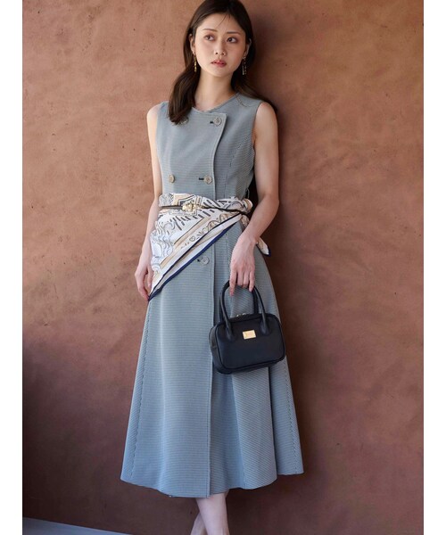 MERCURYDUO（マーキュリーデュオ）の「ベルテッドジレワンピース（ワンピース・レディース・ブラウン/ライトミックス・S/M）」の13枚目の写真