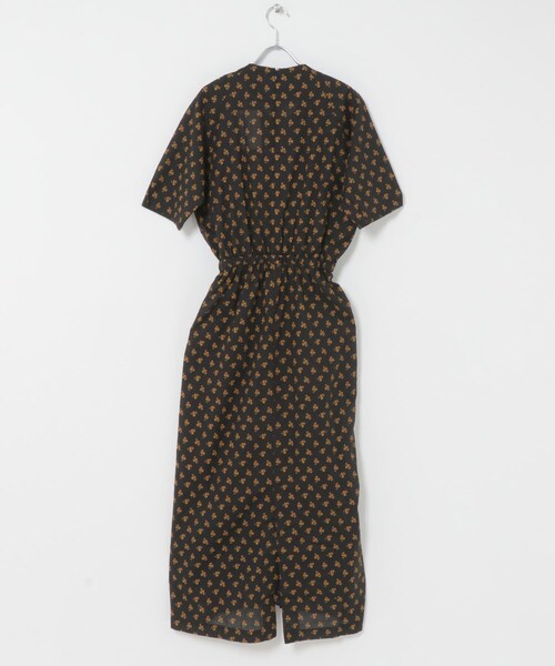 かぐれ（カグレ）の「MEYAME　PRINT SUMMER DRESS（ワンピース・レディース・BLACK/BURGUNDY・Free）」の6枚目の写真