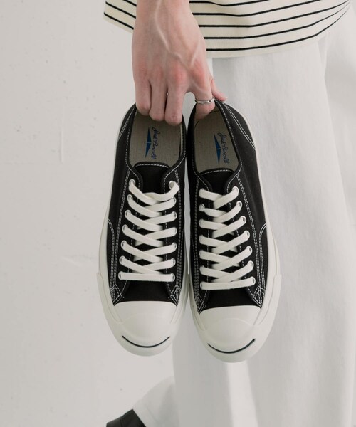 SENSE OF PLACE by URBAN RESEARCH(センスオブプレイスバイアーバンリサーチ)の「Converse JACK PURCELL CL(スニーカー・メンズ・WHITE/BLACK・26/27/28)」の16枚目の写真