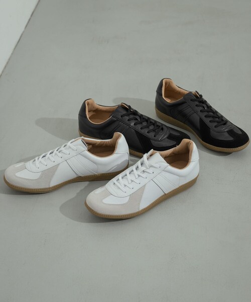 SENSE OF PLACE by URBAN RESEARCH（センスオブプレイスバイアーバンリサーチ）の「GERMAN TRAINER　GERMAN TRAINER（スニーカー・メンズ・BLACK/WHITE・41/42/43）」の16枚目の写真