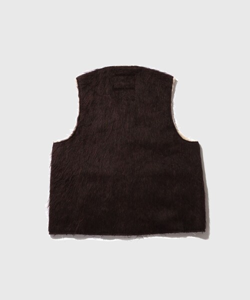 ADAM ET ROPE'(アダムエロペ)の「【CAMIEL FORTGENS/カミエル フォートヘンス】ZIP VEST(ダウンベスト・メンズ・ダークブラウン・M)」の9枚目の写真