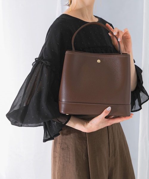 URBAN RESEARCH ROSSO（アーバンリサーチロッソ）の「AULENTTI　スクエアBAG（ハンドバッグ・レディース・LATTE/FUXIA/MOKA・-）」の9枚目の写真