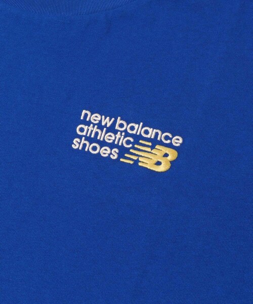 URBAN RESEARCH Sonny Label（アーバンリサーチサニーレーベル）の「NEW BALANCE　プレミアムロゴロングスリーブ（Tシャツ/カットソー・メンズ・ブルー/パーマフロスト・M/L/XL）」の12枚目の写真