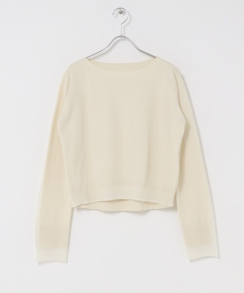 URBAN RESEARCH ROSSO（アーバンリサーチロッソ）の「シアーレイヤードニット（ニット/セーター・レディース・OFF WHITE/PINK・Free）」の11枚目の写真