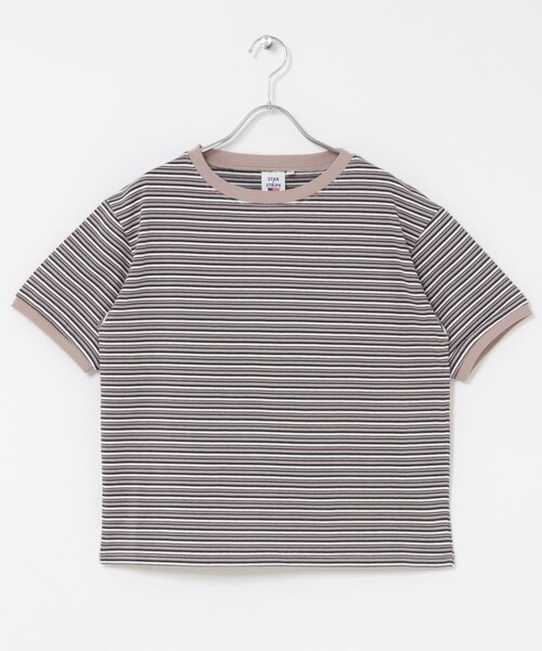 URBAN RESEARCH Sonny Label（アーバンリサーチサニーレーベル）の「STAR&STRIPE　マルチボーダーTシャツ（Tシャツ/カットソー・レディース・マルチグレー/マルチブルー/マルチグレージュ・M）」の8枚目の写真