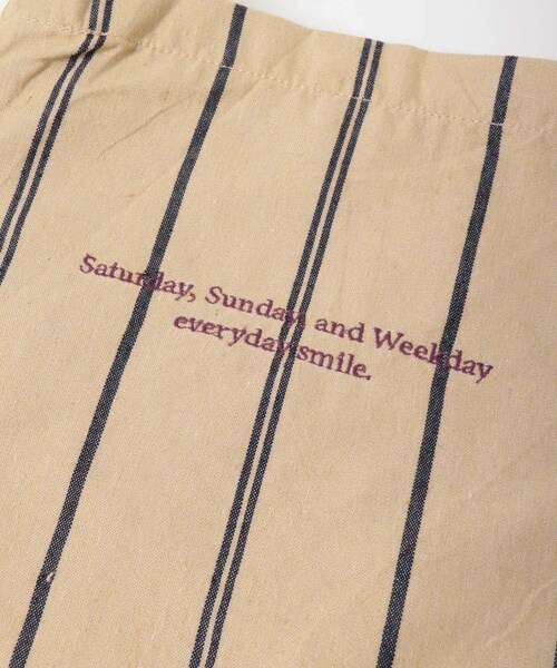 URBAN RESEARCH DOORS（アーバンリサーチドアーズ）の「『別注』beej×DOORS　ロゴエコバッグ（トートバッグ・レディース・BROWN/BEIGE・one）」の14枚目の写真