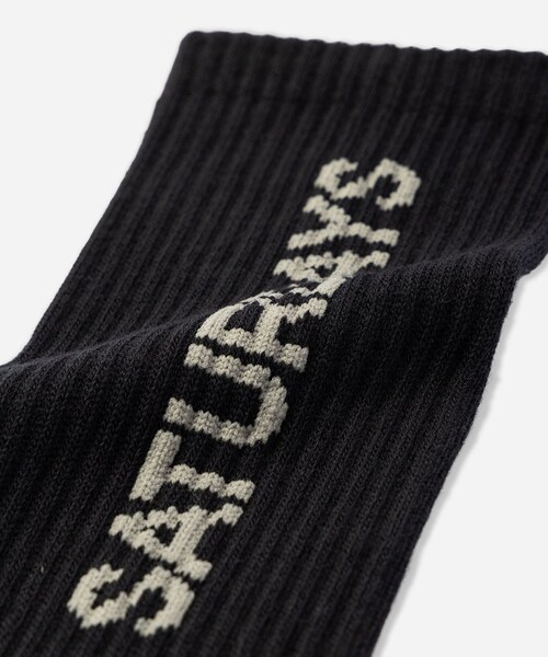 Saturdays NYC(サタデーズ ニューヨークシティ )の「Logo Socks(ソックス/靴下・レディース・ブラック/ホワイト・F)」の19枚目の写真