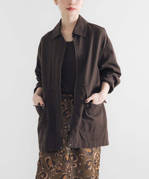 URBAN RESEARCH（アーバンリサーチ）の「コットンオックスカバーオール（カバーオール・レディース・CHERRY RED/BROWN/NAVY・FREE）」の22枚目の写真