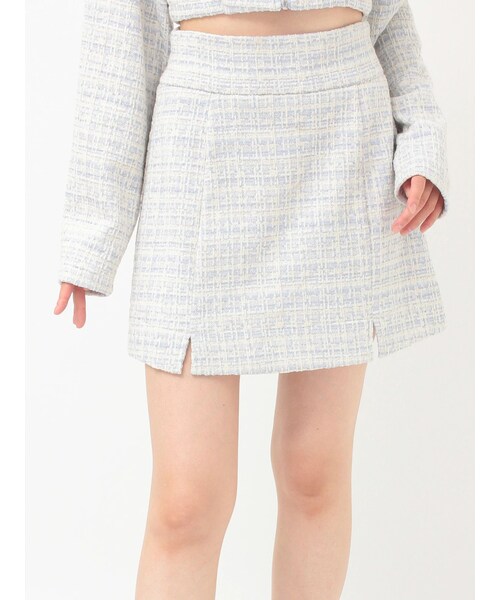 EATME（イートミー）の「【SETUP】ダブルスリットミニスカート（スカート・レディース・ブラック/ピンク/ブルー・F）」の4枚目の写真