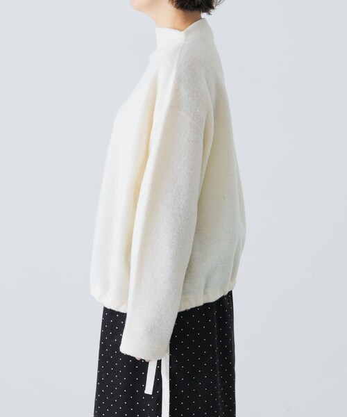 かぐれ（カグレ）の「ウールループボトルネックプルオーバー（その他トップス・レディース・IVORY/MOCHA/NAVY・Free）」の13枚目の写真