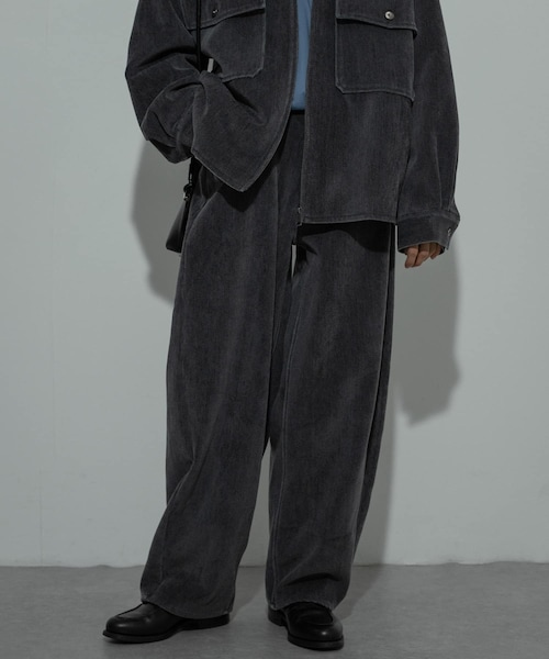 SENSE OF PLACE by URBAN RESEARCH(センスオブプレイスバイアーバンリサーチ)の「『セットアップ対応』ヴィンテージツイルカーブパンツ(その他パンツ・メンズ・BROWN/BLACK/KHAKI・M/L)」の1枚目の写真