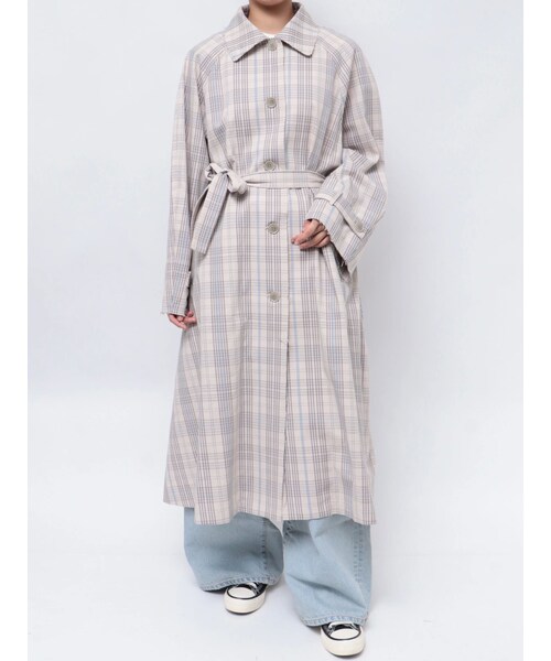 Ungrid（アングリッド）の「カットオフステンカラーコート（ステンカラーコート・レディース・アイボリー/イエロー/ミックス・S/M）」の12枚目の写真