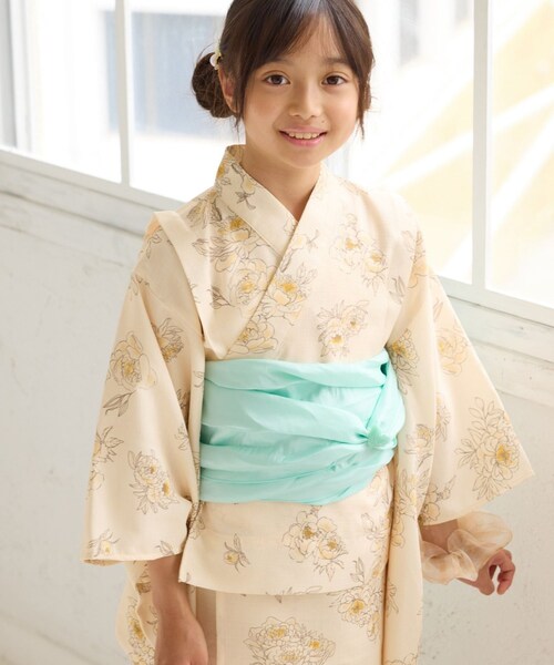 ROPE' PICNIC(ロペピクニック)の「【KIDS/キッズ】浴衣キャミワンピースセット(浴衣・キッズ・ネイビー/クリーム・L/M/S)」の19枚目の写真