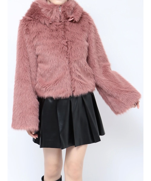 CALNAMUR（カルナムール）の「フード2WAYファーコート（ダウン