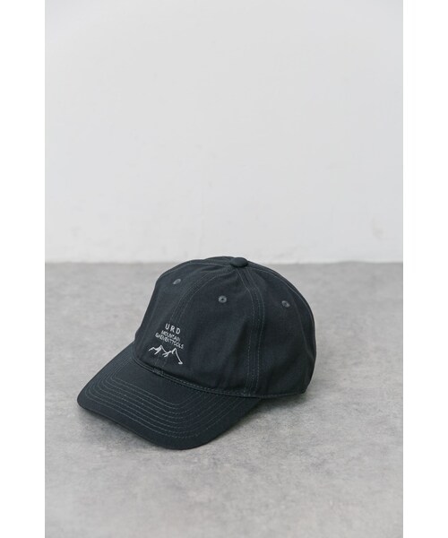 URBAN RESEARCH DOORS（アーバンリサーチドアーズ）の「URD刺繍CAP（キャップ・メンズ・BLACK/CHARCOAL・-）」の2枚目の写真