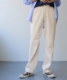 nissen | サラチノストレッチストレートパンツ(吸汗速乾・接触冷感・UVカット)(選べる２レングス)＜大きいサイズ有＞(パンツ)