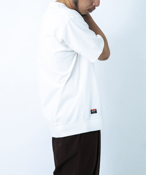 EKAL(エカル)の「『別注』NANGA×EKAL ロゴTシャツ(Tシャツ/カットソー・メンズ・ホワイト/ブラック・M/L)」の6枚目の写真