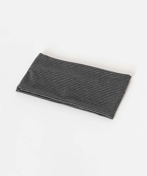 URBAN RESEARCH（アーバンリサーチ）の「decor『デコール』　Border Wide Hairband（ヘアバンド・レディース・CHARCOAL/BROWN・-）」の7枚目の写真
