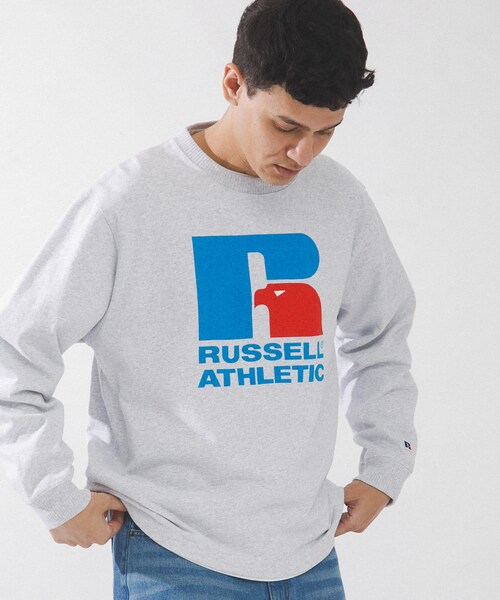 URBAN RESEARCH Sonny Label（アーバンリサーチサニーレーベル）の「『別注』RUSSELL ATHLETIC×SonnyLabel　プリントヘビージャージーロングTシャツ（Tシャツ/カットソー・メンズ・ホワイト/アッシュグレー/チャコール・M/L）」の21枚目の写真