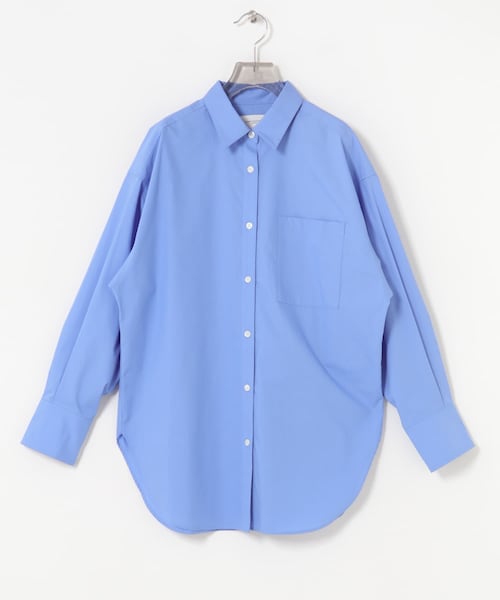 URBAN RESEARCH(アーバンリサーチ)の「new basic BROAD BIG SHIRTS(シャツ/ブラウス・レディース・BLUE/CHECK・FREE)」の1枚目の写真
