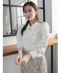 dazzlin | マルチボタンデザイン長袖ブラウス(シャツ/ブラウス)