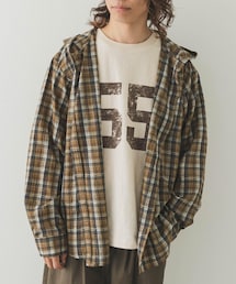 URBAN RESEARCH Sonny Label | チェックフーデッドシャツ(シャツ/ブラウス)