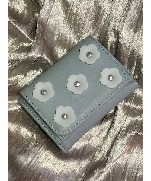 merry jenny（メリージェニー）の「flowerミニウォレット（財布・レディース・ブラック/ピンク/グリーン/ブルー・F）」の17枚目の写真