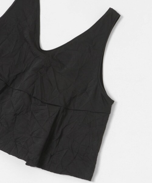 URBAN RESEARCH（アーバンリサーチ）の「『別注』GGG×URBAN RESEARCH　クロップドワッシャートップス（タンクトップ・レディース・BLACK/WHITE・FREE）」の22枚目の写真